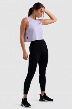 Returns Progress Cropped Tank - Lavender