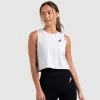 Aivory Womens Progress Cropped Tank - Light Marl