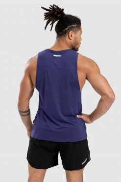 Darren Progress Muscle Tank - Navy