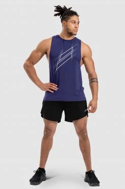 Darren Progress Muscle Tank - Navy