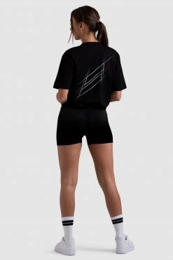 Aivory Progress Oversized Tee - Black