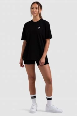 Aivory Progress Oversized Tee - Black
