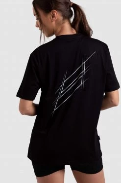 Aivory Progress Oversized Tee - Black