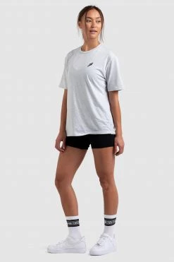 Aivory Progress Oversized Tee - Light Marl