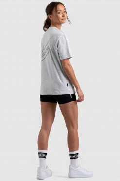 Aivory Progress Oversized Tee - Light Marl