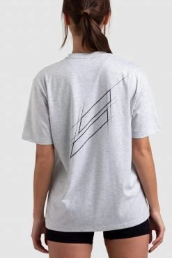 Aivory Progress Oversized Tee - Light Marl