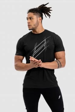 Darren Mens Progress Regular Fit Tee - Black