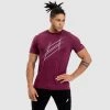 Darren Progress Regular Fit Tee - Burgundy Mens
