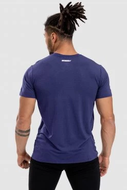 Darren Progress Regular Fit Tee - Navy Mens