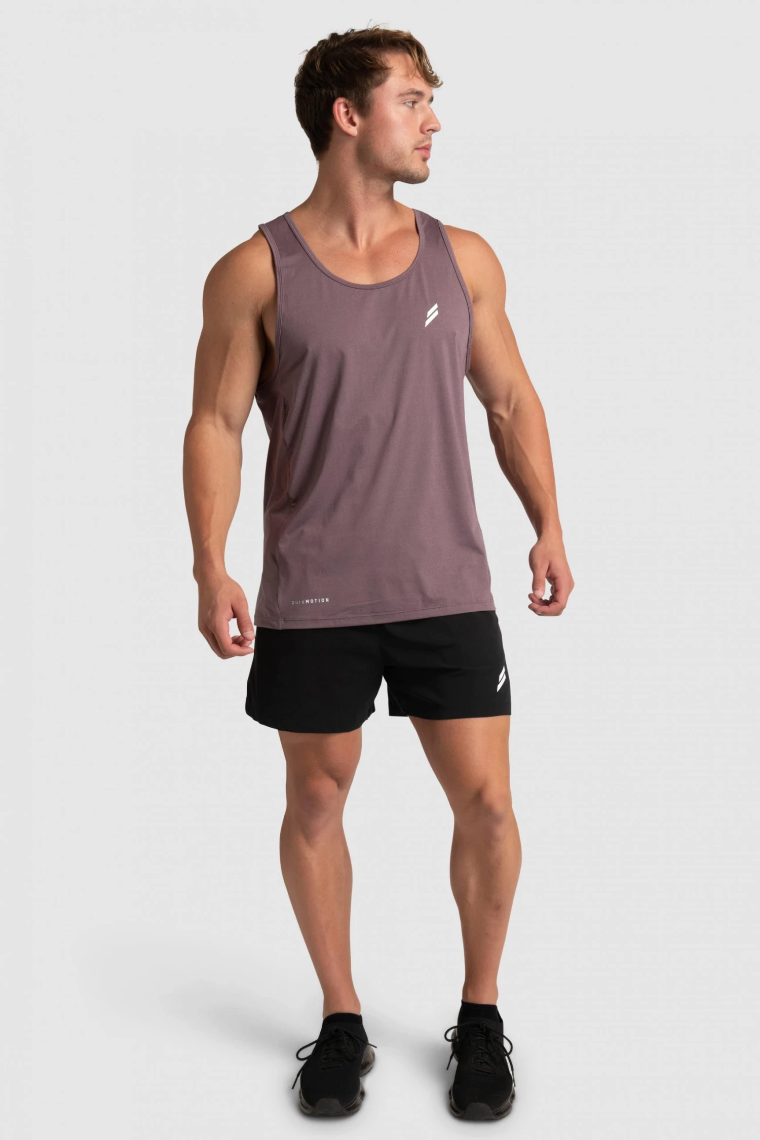 Darren Mens Puremotion Singlet V2 - Deep Mauve