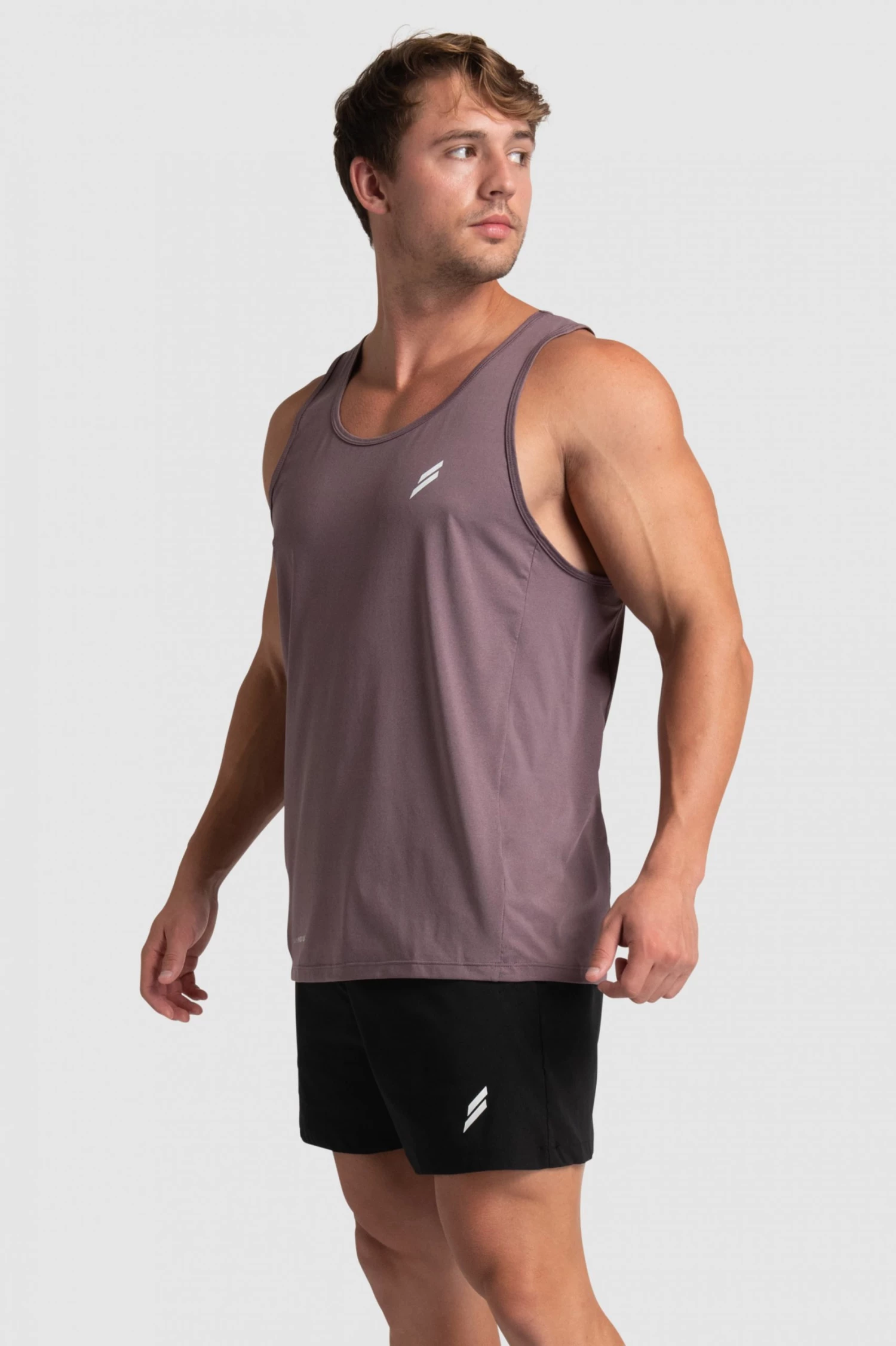 Darren Mens Puremotion Singlet V2 - Deep Mauve