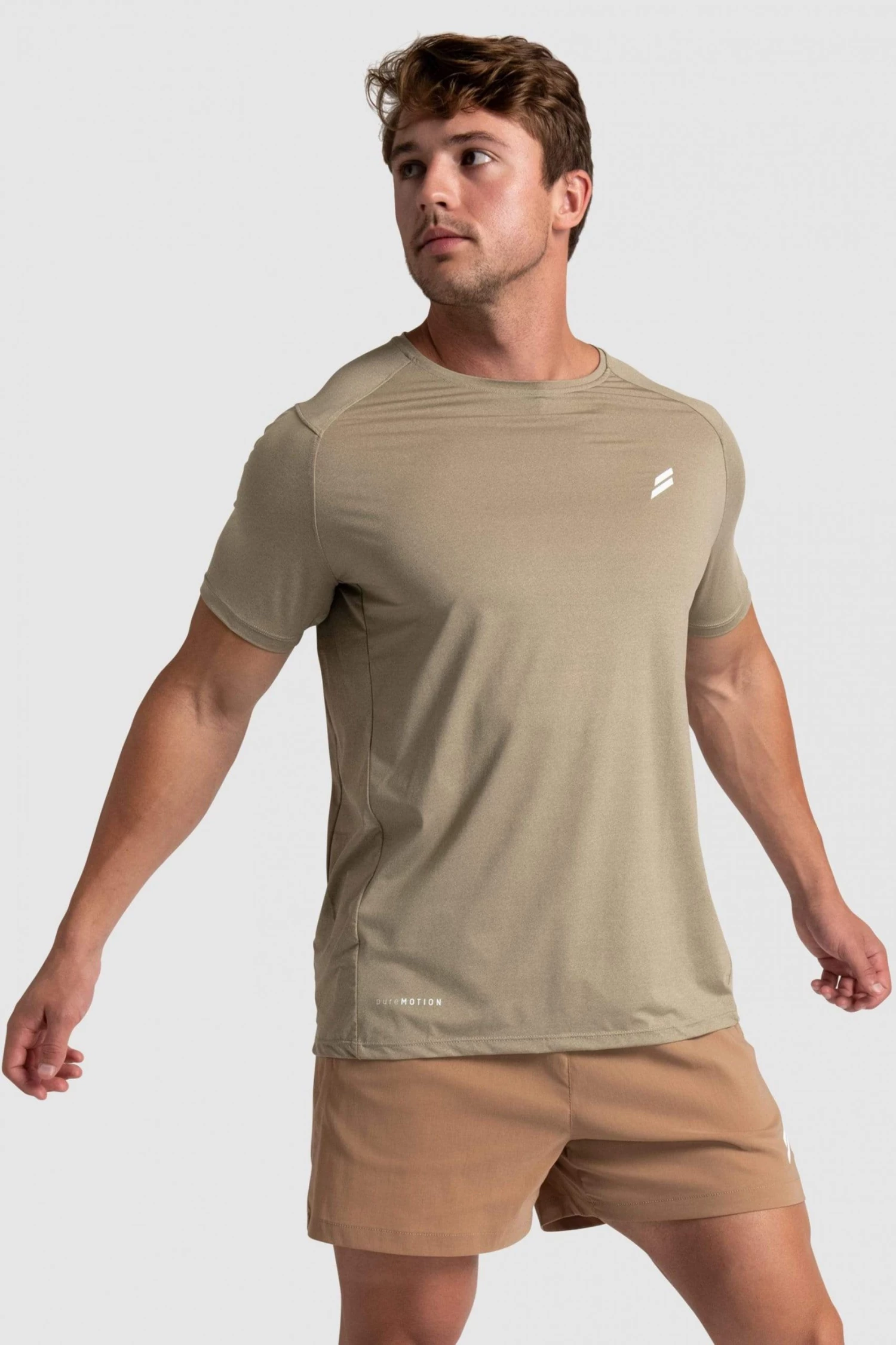Darren Mens Puremotion Tee V2 - Sand