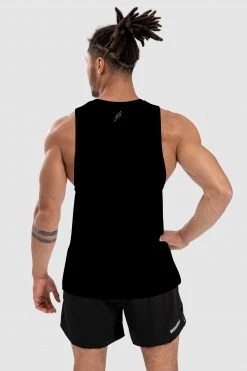 Darren Retro Muscle Tank - Black Mens