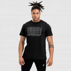 Darren Retro Regular Fit Tee - Black Mens