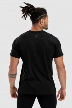 Darren Retro Regular Fit Tee - Black Mens