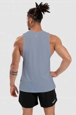 Darren Retro Regular Fit Tee - Dusty Blue