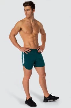 Male Outlet Sprinter Athletic Shorts - Forest Green