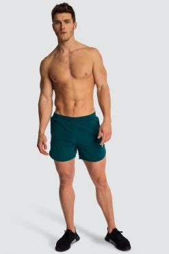 Male Outlet Sprinter Athletic Shorts - Forest Green