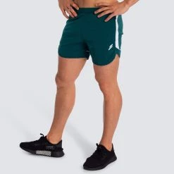 Male Outlet Sprinter Athletic Shorts - Forest Green
