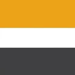 Aivory Mens Standout ¼ Zip Jumper - Yellow/Charcoal