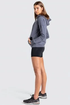 Female Outlet Staple Hoodie - Charcoal Womens