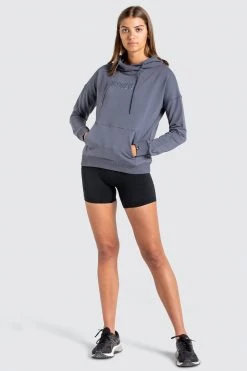 Female Outlet Staple Hoodie - Charcoal Womens