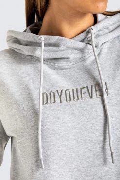 Female Outlet Staple Hoodie - Grey Marl Womens