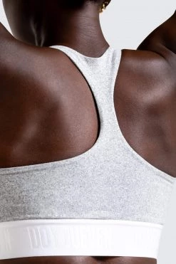 Returns Stretch-Lite Crop - Grey Marl Womens