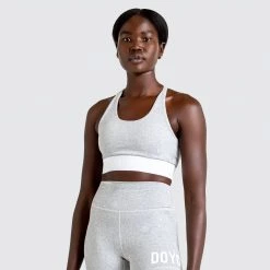 Returns Stretch-Lite Crop - Grey Marl Womens