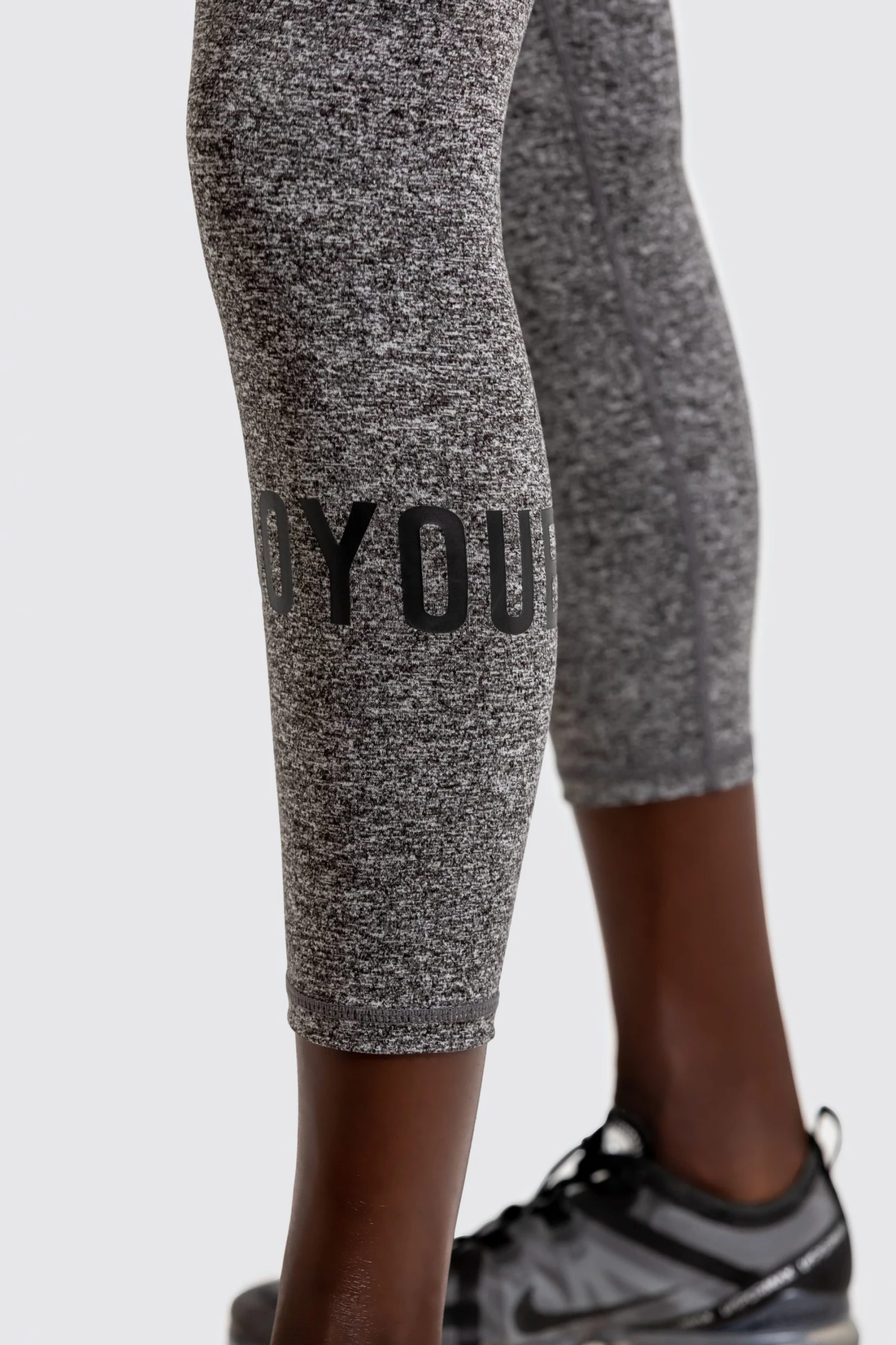 Female Outlet Womens Stretch-Lite Leggings - Black Marl