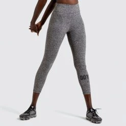 Female Outlet Womens Stretch-Lite Leggings - Black Marl