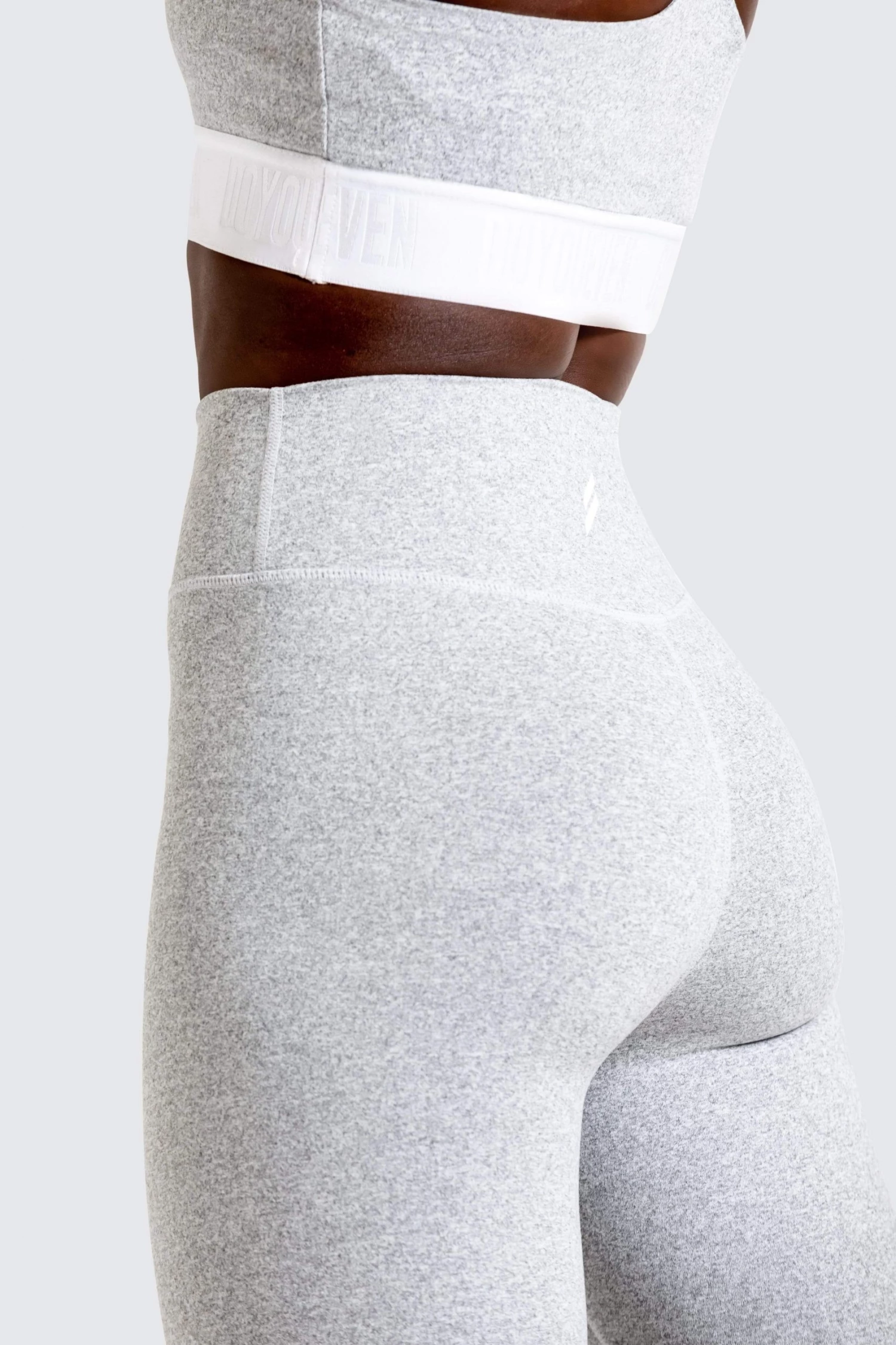 Female Outlet Stretch-Lite Leggings - Grey Marl