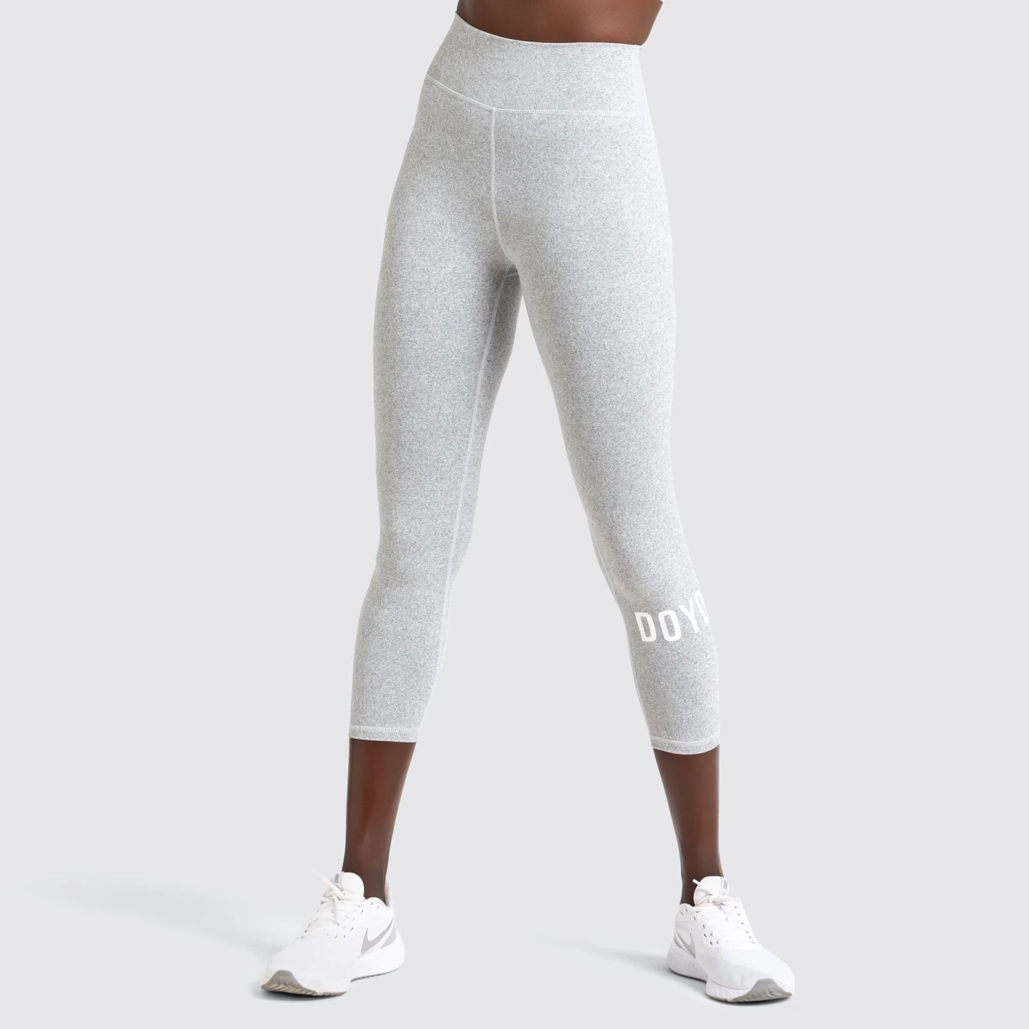 Female Outlet Stretch-Lite Leggings - Grey Marl