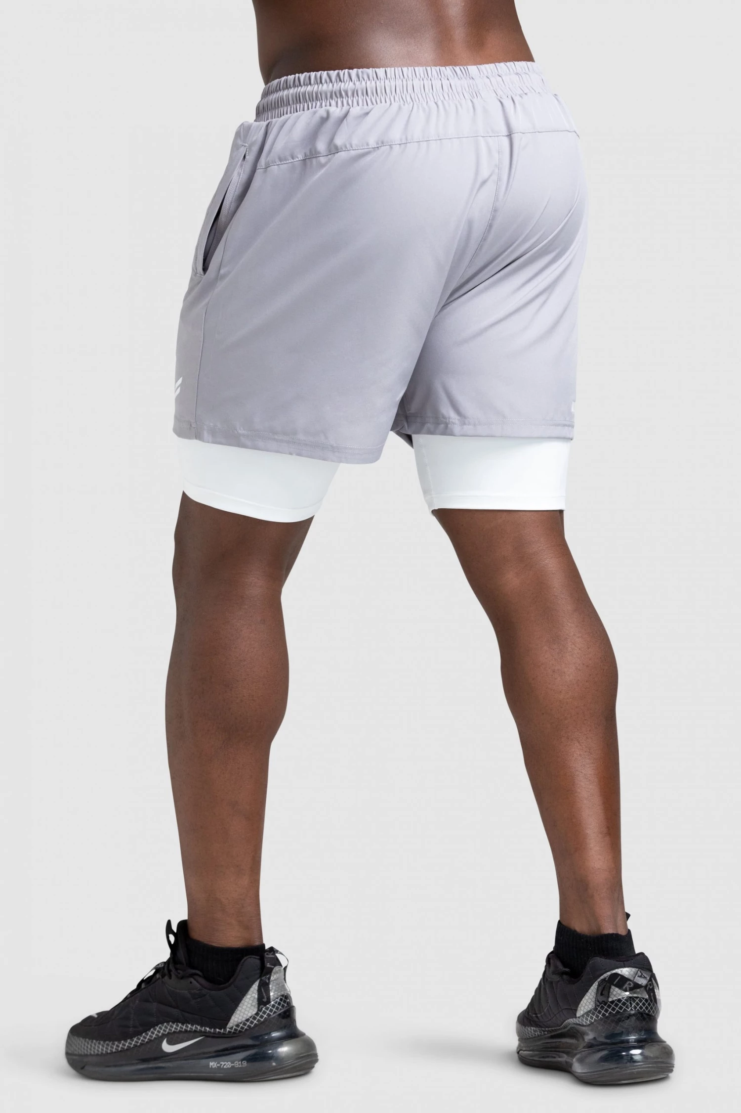 Darren Mens Strider Shorts - Grey