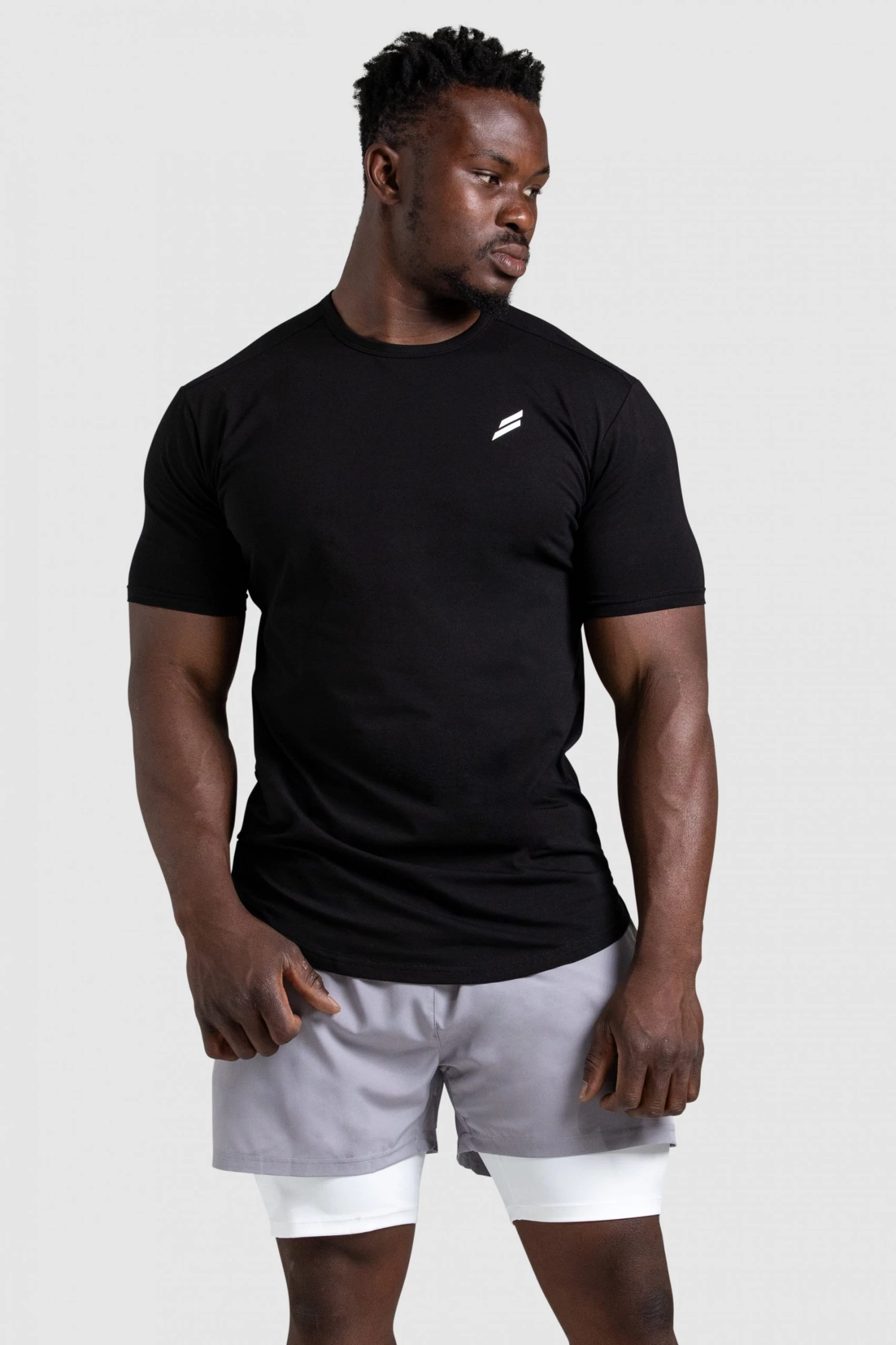 Darren Mens Strider Shorts - Grey