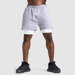 Darren Mens Strider Shorts - Grey