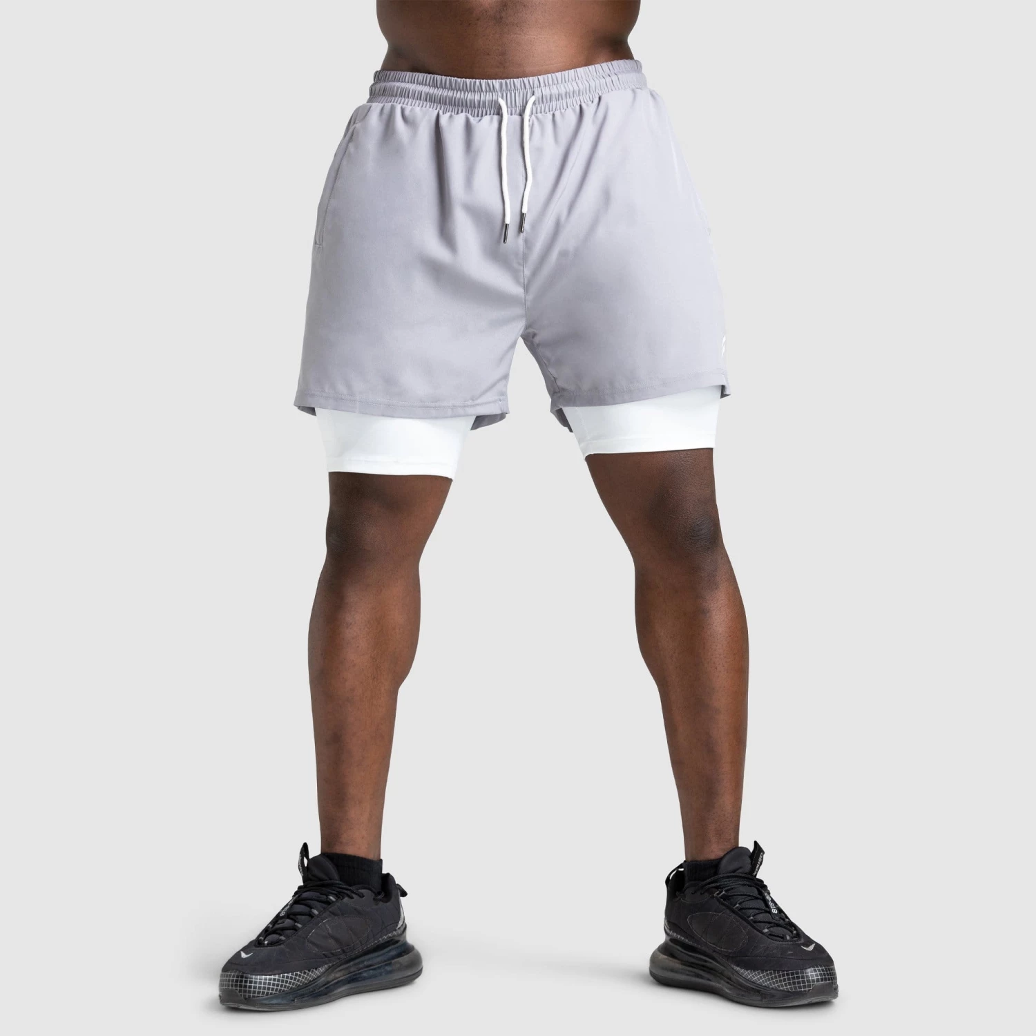 Darren Mens Strider Shorts - Grey