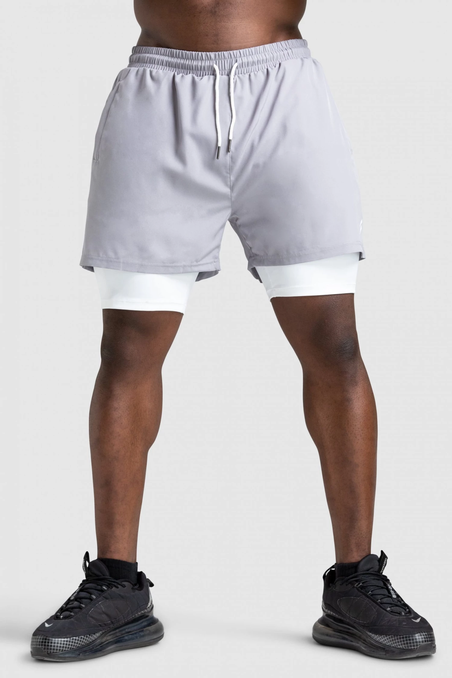 Darren Mens Strider Shorts - Grey