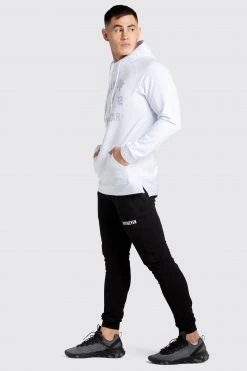 Male Outlet Mens Team DYE V3 Athletic Hoodie - White
