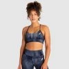 Aivory Womens Tie Dye Crop - Midnight Black