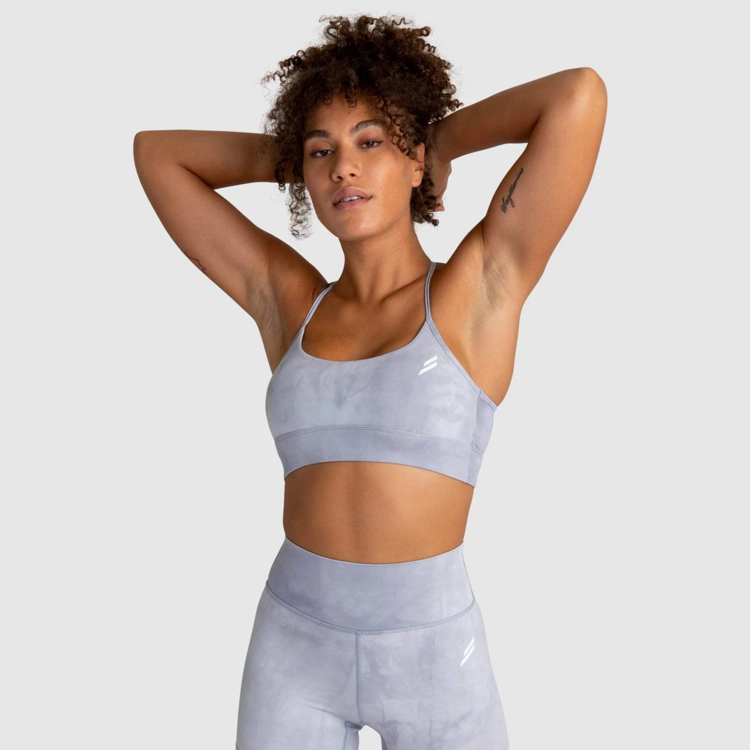 Aivory Tie Dye Crop - Slate Grey Womens