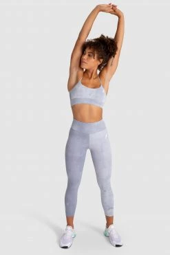 Aivory Tie Dye Leggings - Slate Grey