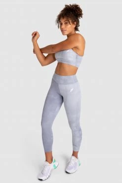 Aivory Tie Dye Leggings - Slate Grey