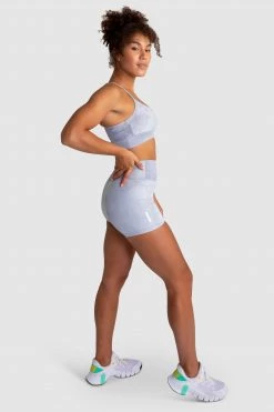 Aivory Tie Dye Shorts - Slate Grey