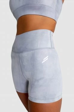 Aivory Tie Dye Shorts - Slate Grey