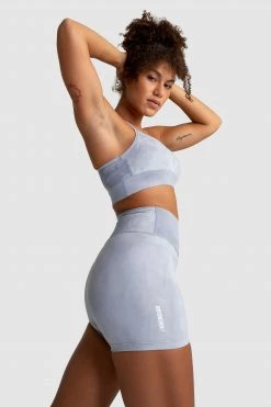 Aivory Tie Dye Shorts - Slate Grey