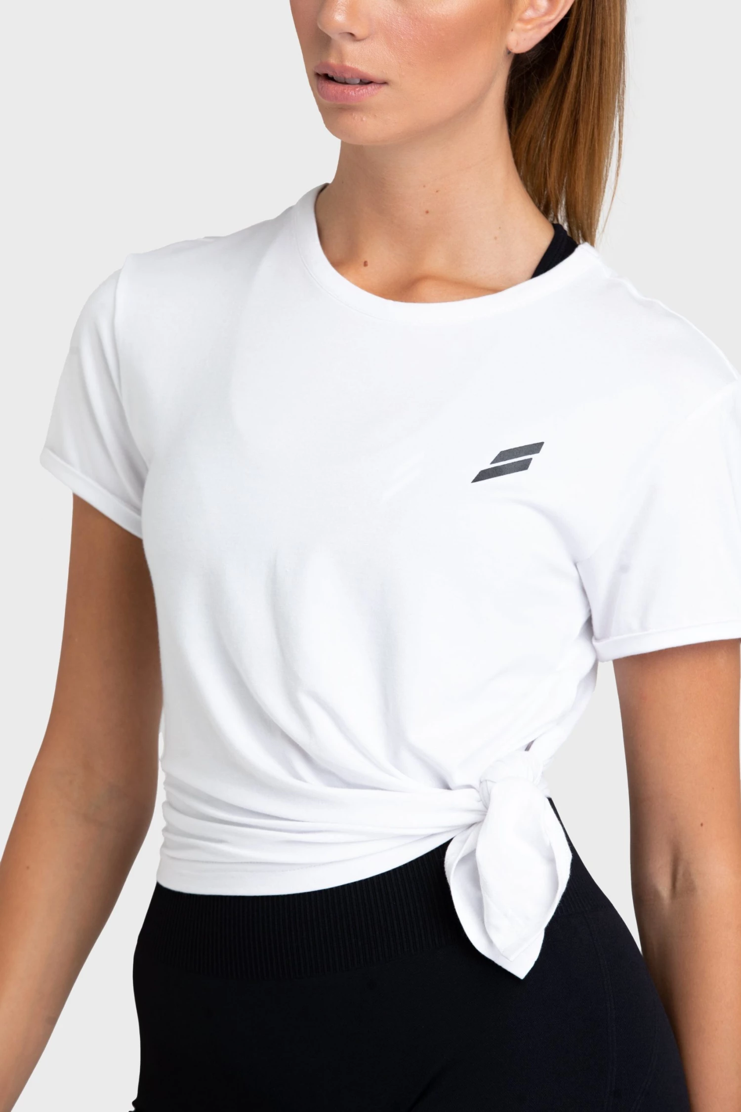 Darren Tie-Up Tee - White