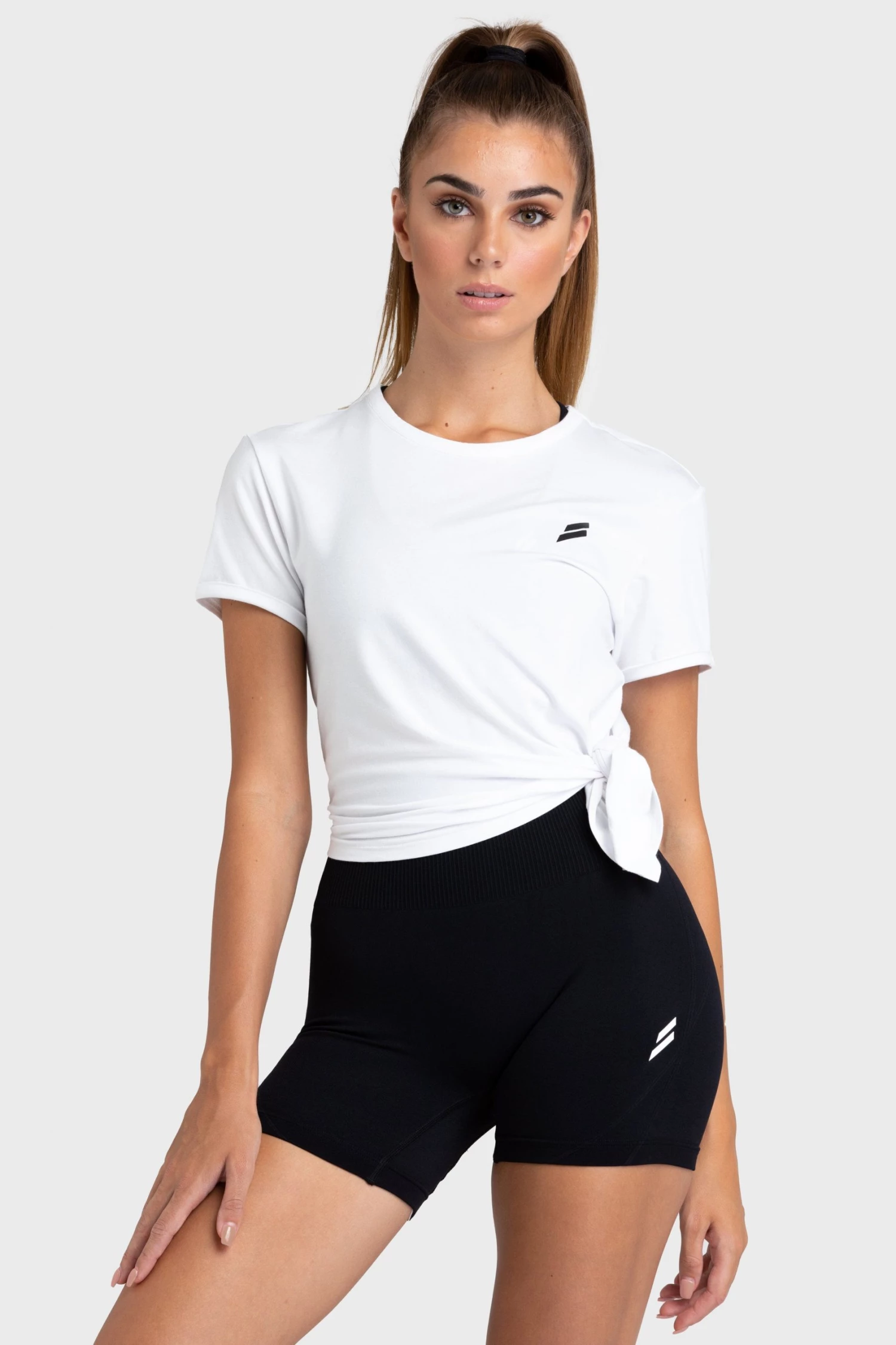 Darren Tie-Up Tee - White