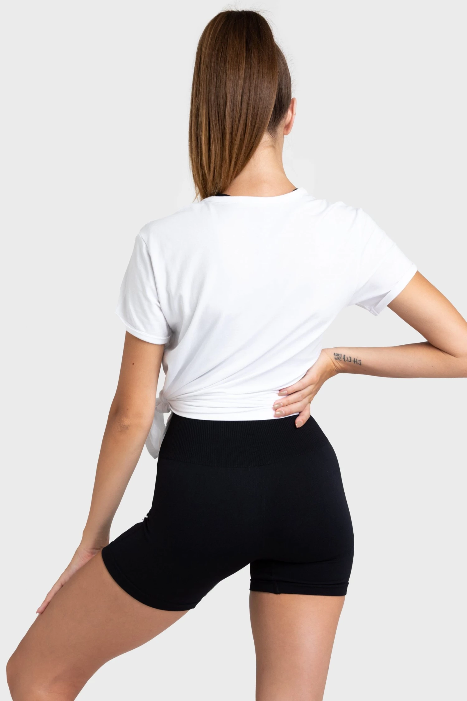 Darren Tie-Up Tee - White