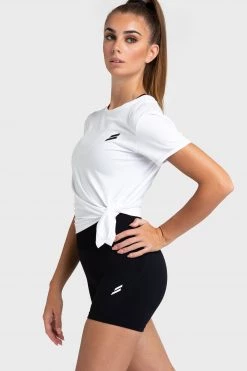 Darren Tie-Up Tee - White